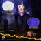 3.3FT Halloween Inflatable Hanging Clown Outdoor Decoration Blow up Garden Decor